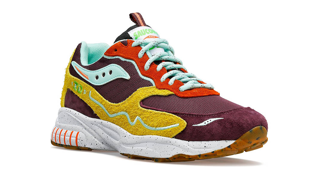 Saucony 3D Grid Hurricane Trailian Brown Mustard 54234U-S70745-2 Front