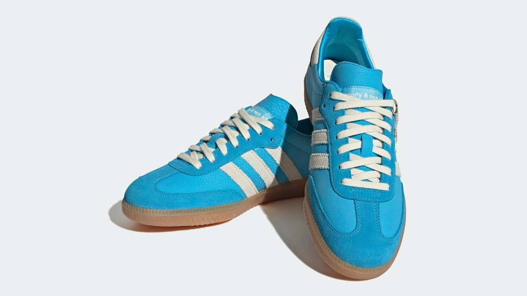 adidas gazelle silver green womens adidas Samba Sporty & Rich White Collegiate Burgundy Trainers UK 7.5 EU  40.5 👠 main image 0