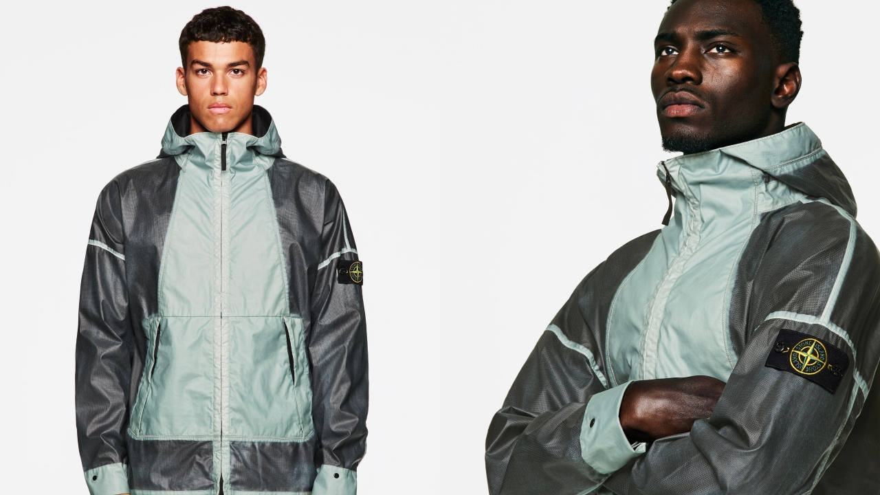 Technical Silhouettes Receive Hand-Sprayed Treatment in Stone Island's SS'023 Offerings