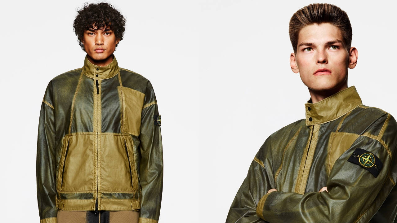 Technical Silhouettes Receive Hand-Sprayed Treatment in Stone Island's SS'023 Offerings