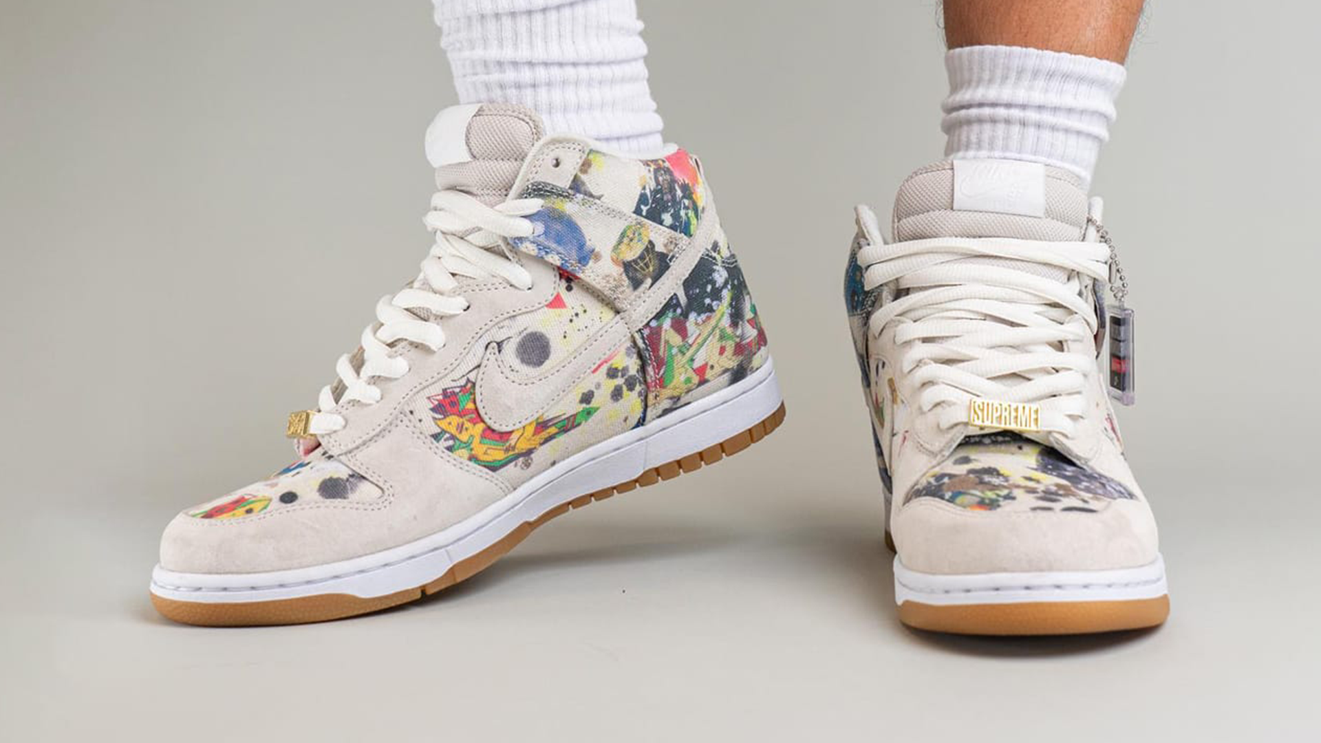 Supreme x Nike SB Dunk High Rammellzee Multi