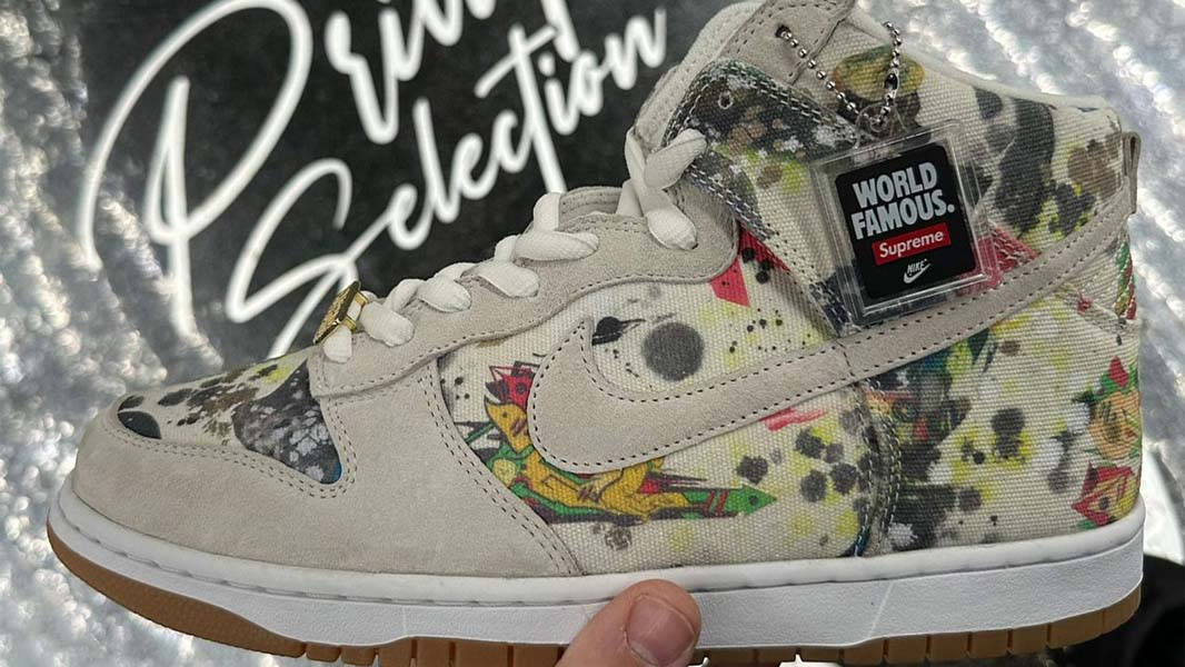 Supreme x Nike SB Dunk High Rammellzee FD8779-100 Release Date + Where to  Buy