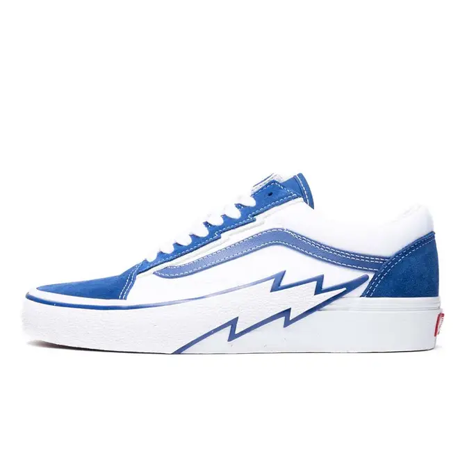 Blue flame best sale old skool vans