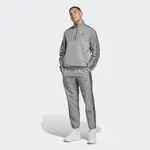 adidas 1-4 Zip Woven Tracksuit Grey Three Feature