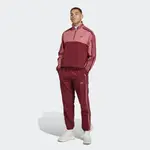 adidas 1-4 Zip Woven Tracksuit Shadow Red Feature