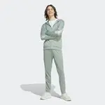 adidas 3-Stripes Tracksuit Silver Green Feature