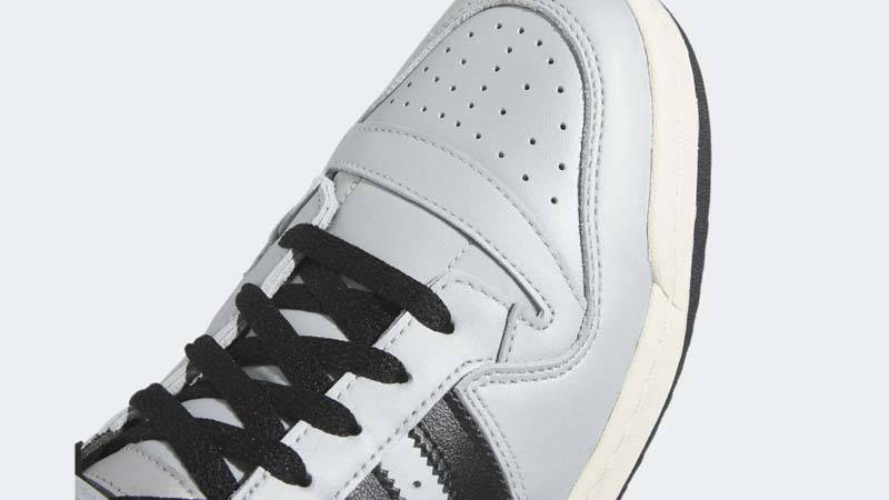 adidas Forum 84 High Silver Metallic Closeup