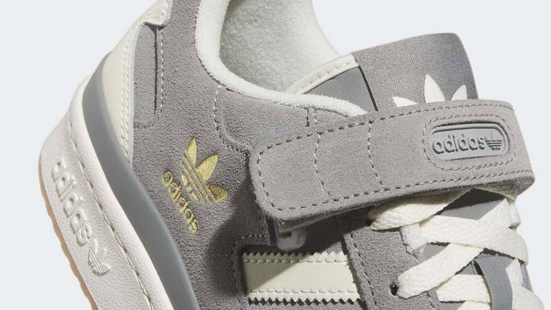 adidas Forum Low Charcoal Solid Grey Gum Closeup
