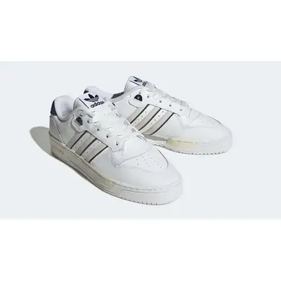 adidas Rivalry Low White Collegiate Navy Front