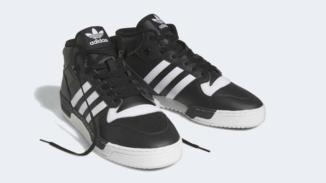 adidas Rivalry Mid Black White Front