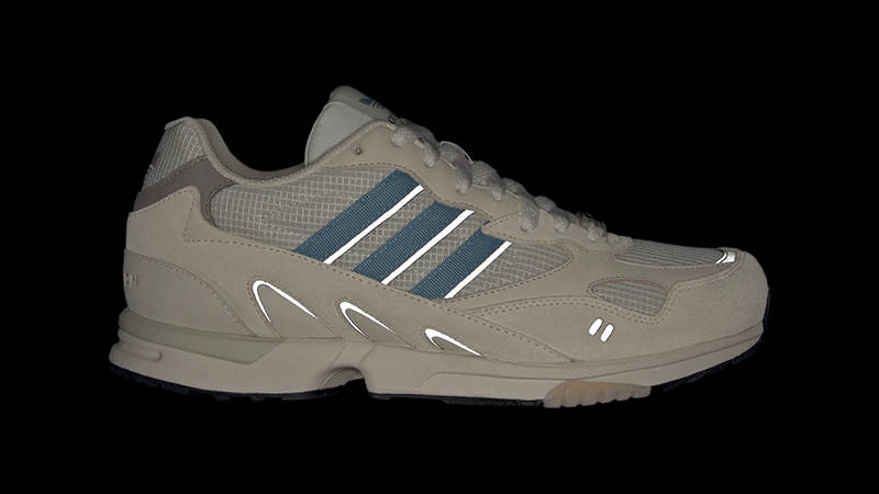 adidas Torsion Super White Preloved Blue GZ9804 on dark