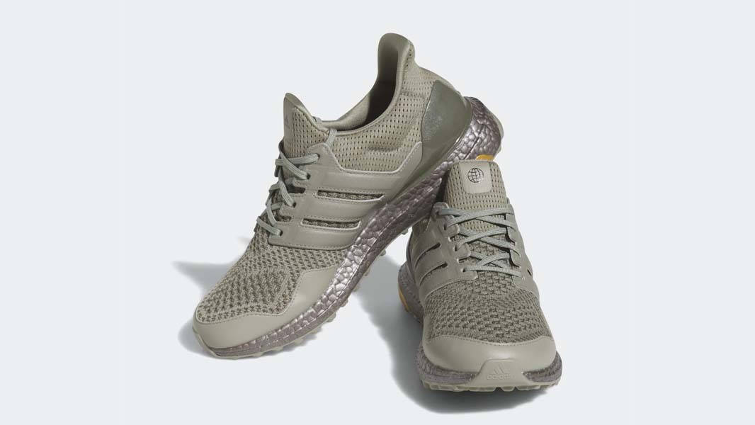adidas Ultra Boost Golf Silver Pebble Front
