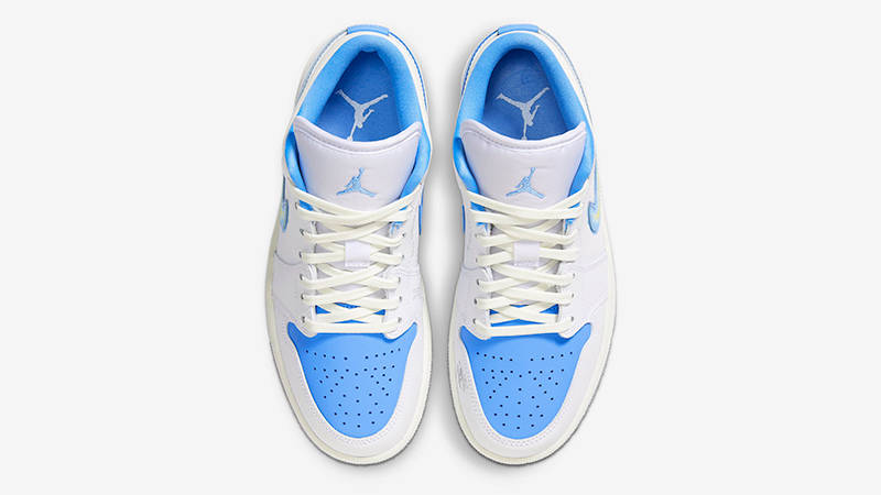 Air Jordan 1 Low Born To Fly Sail University Blue Top