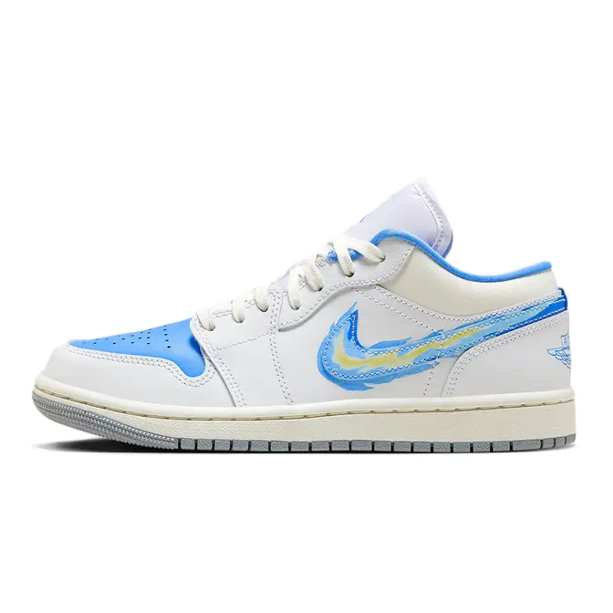 Air Jordan 1 Low Born To Fly Sail University Blue | Where To Buy 