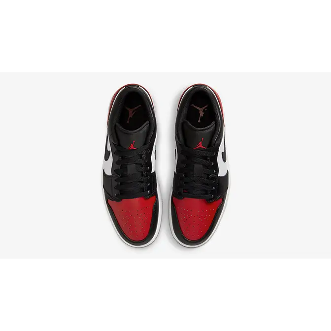 Air Jordan 1 Low Bred Toe 2023 | Where To Buy | 553558-161 | The Sole ...
