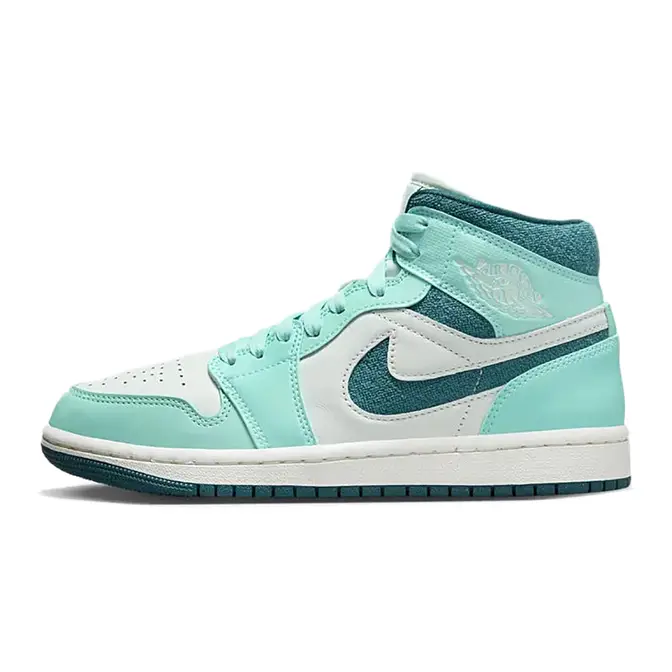 Air Jordan 1 Mid Teal Chenille | Where To Buy | DZ3745-300 | The