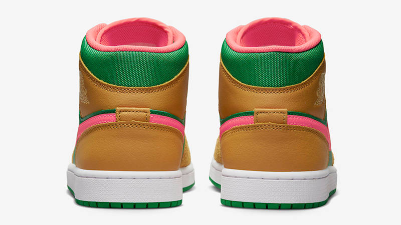 Air Jordan 1 Mid Wheat Watermelon DX4332-700 Back