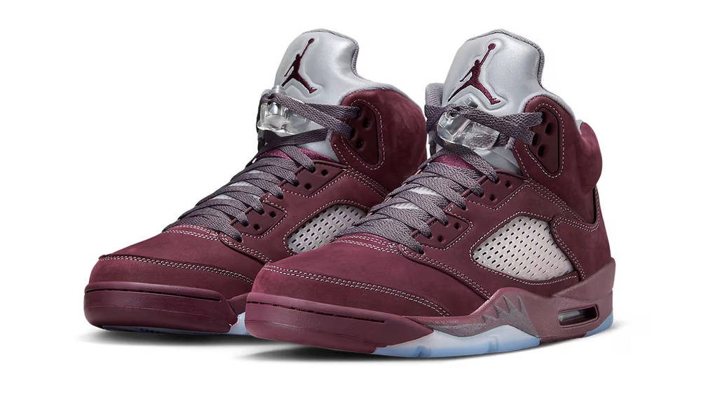 Image via Nike The Air Jordan 5 "Burgundy" Makes an Appearance for the First Time Since 2006