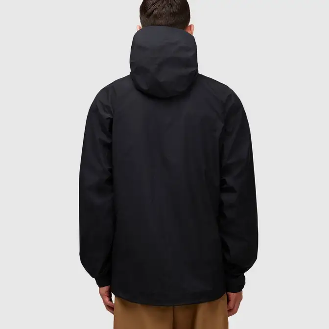 jacket with logo adidas originals jacket hazcop black Black back