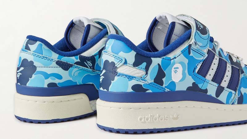 Bape adidas blue on sale camo