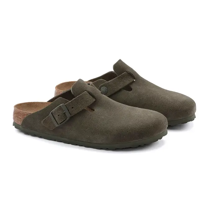 Birkenstock Boston Suede Thyme | Where To Buy | 1024721 | The Sole Supplier