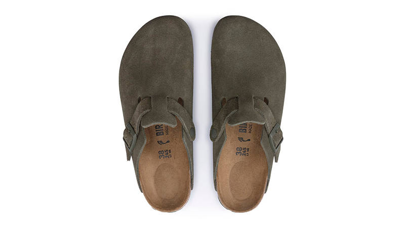 Birkenstock Boston Suede Thyme 1024721 Top