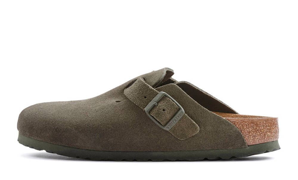 Birkenstock Boston Suede Thyme | Where To Buy | 1024721 | The Sole Supplier