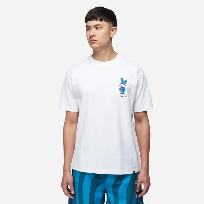 by Parra Art Anger SS Tee White Front(1)