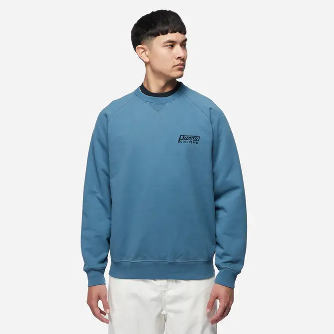 by rick owens long sleeve fitted sweater item Blue Feature