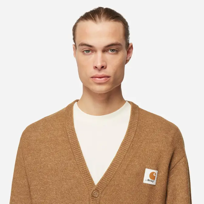 Carhartt WIP x Awake NY Cardigan | Where To Buy | awk-car23-kn001 