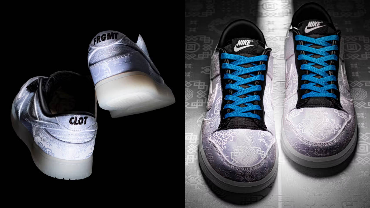 A CLOT x fragment design x Nike Dunk Low Is Inbound