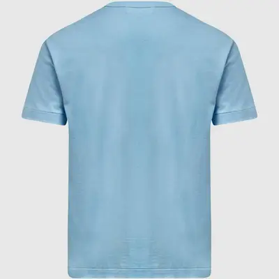 Comme Des Garçons Play Small Chest Logo T-Shirt Blue Backside