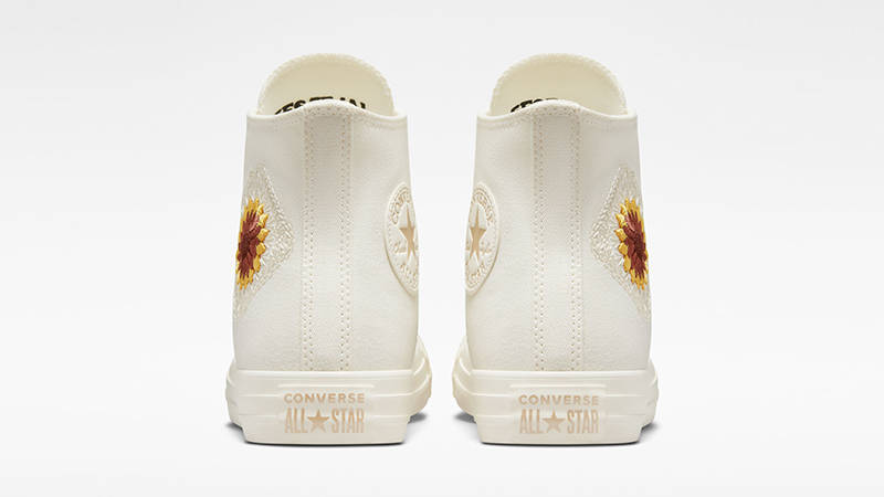 Converse Chuck Taylor Festival Florals High Sunflower Gold A03514C Back