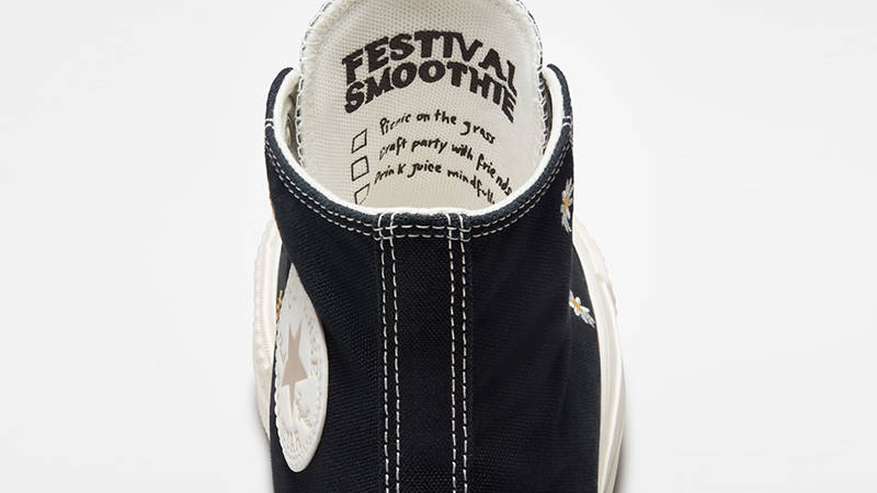 Converse Chuck Taylor Festival Florals Lift Platform High Sunflower Black A06115C Detail