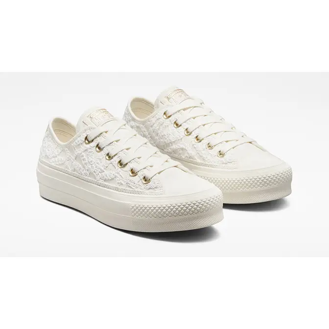 Best Sell Converse One Star OX Ox Crocheted White A05007C Front