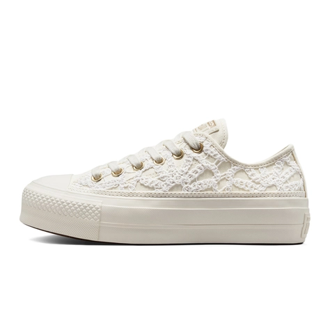 Converse Chuck Taylor Lift Ox Crocheted White A05007C