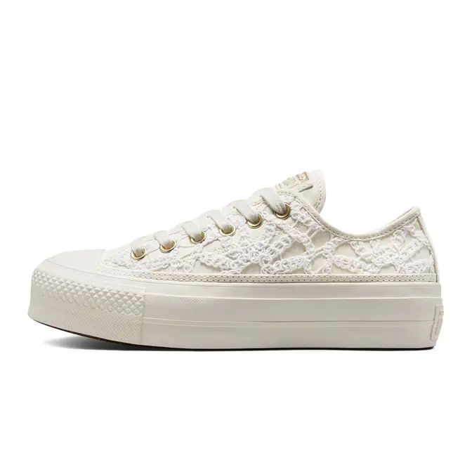 ultraseven x converse chuck taylor Ox Crocheted White A05007C