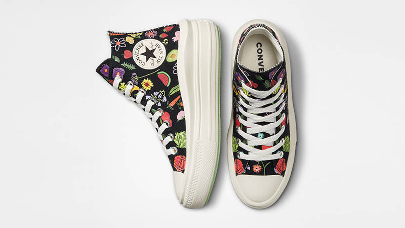 Converse Chuck Taylor Move Festival Smoothie Platform High Black A06064C Top
