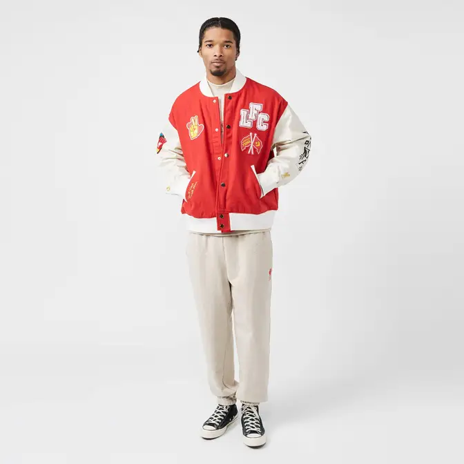 Converse x Liverpool FC Woven Varsity Jacket | Where To Buy | 19504933 ...