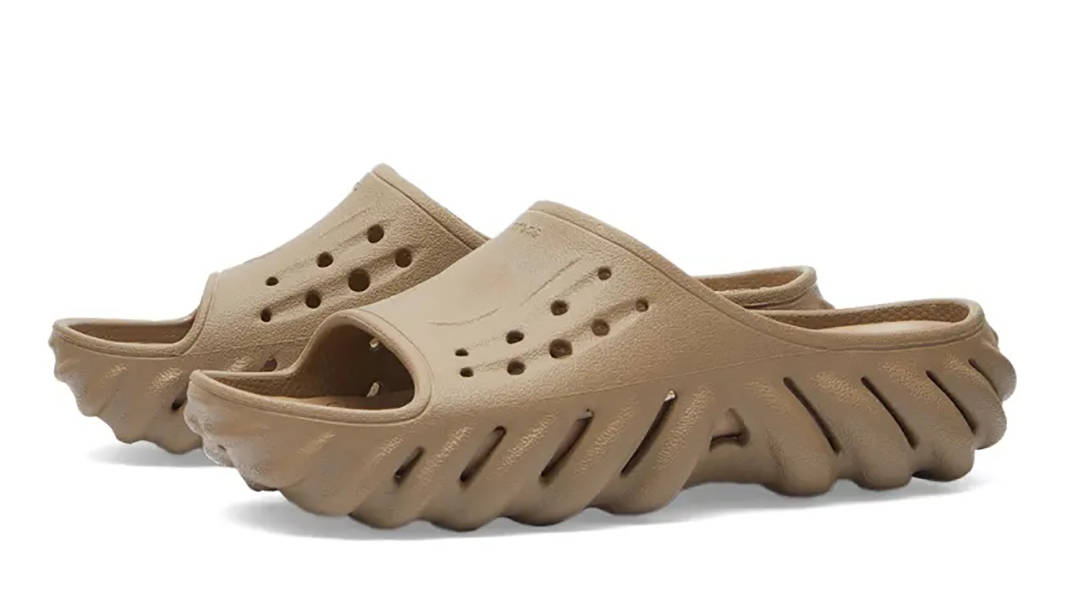 Crocs Echo Slide Tumbleweed 208170-2G9 Side