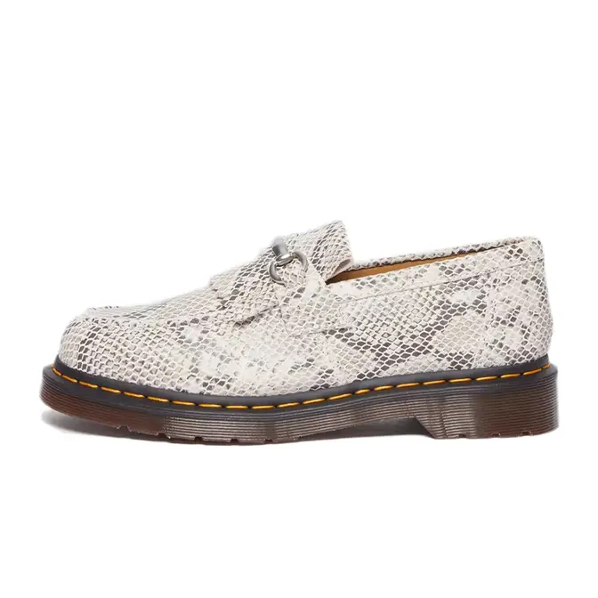 Dr Martens Adrian Snaffle Loafer Python Print Where To Buy