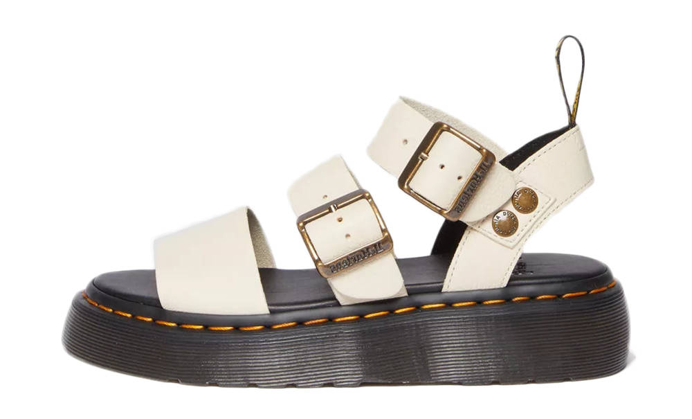 Dr Martens Gryphon Quad Platform Sandals Beige Where To Buy 30752292
