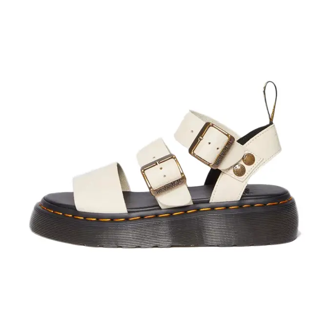 Dr. Martens Gryphon Quad Platform Sandals Beige | Where To Buy ...