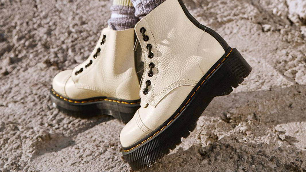Dr Martens Sinclair Platform Boots Beige Where To Buy 30584292