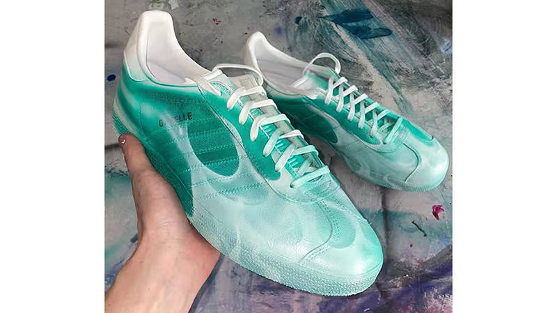 Gerrit Jacob x adidas Gazelle Green Side