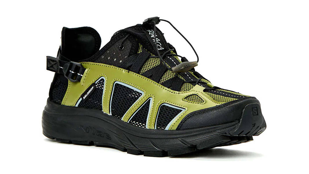 Gramicci x Salomon Techsonic Leather Advanced Black L47222500 Front