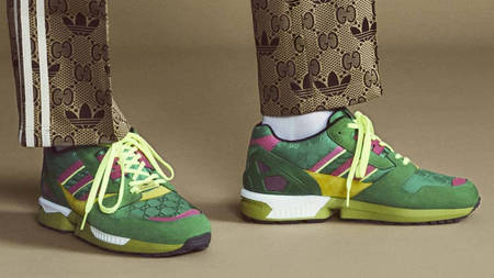 その他 GUCCI adidas Originals GUCCI ZX 8000 Sneakers 'Green Yellow Pink'