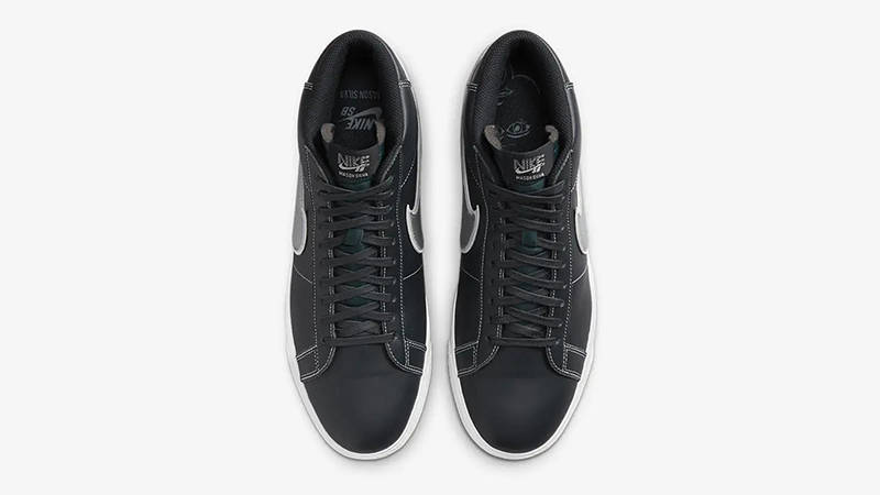 Mason Silva × Nike SB Zoom Blazer Mid Dark Obsidian Silver DZ7260-400 Top