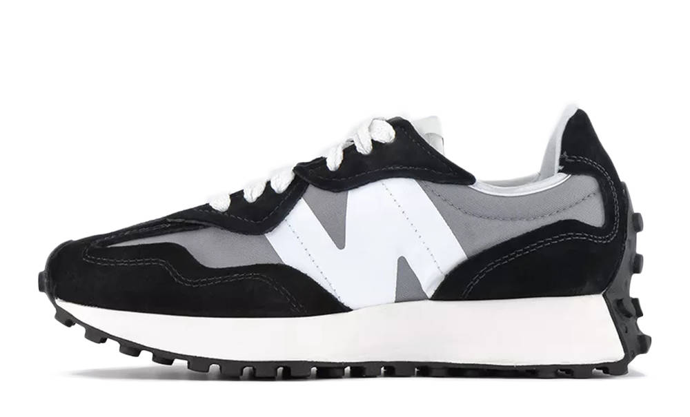 New Balance 327 Black Grey White