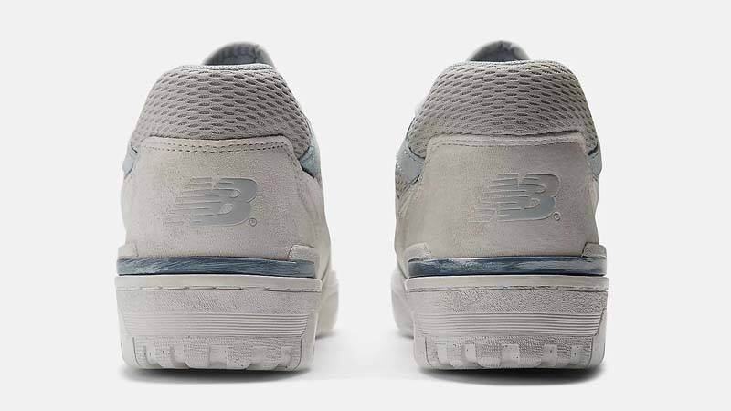 New Balance 550 Weathered White Grey Blue Back